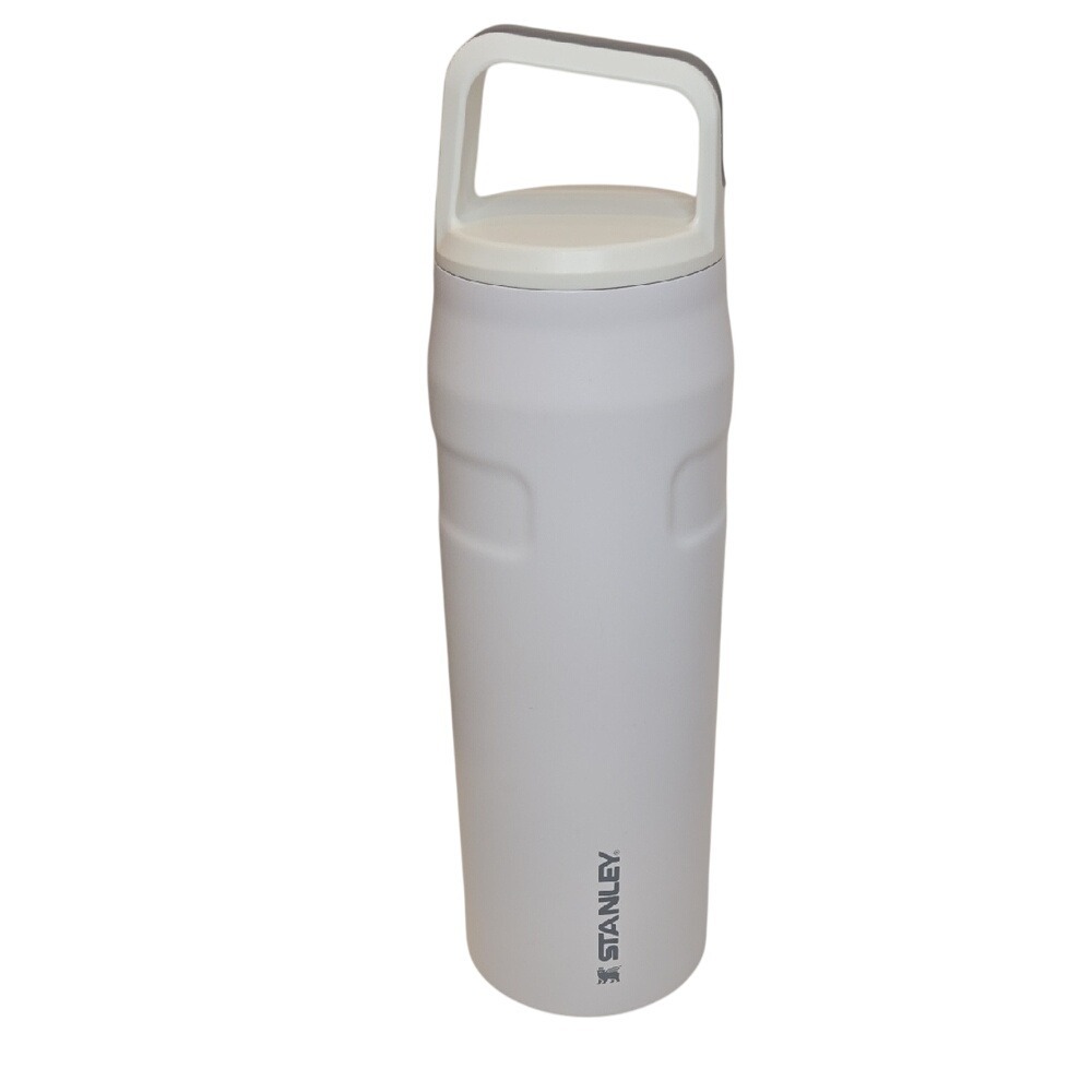 Stanley White IceFlow Bottle With Cap and Carry Lid 24oz Stainless Steel Thermos